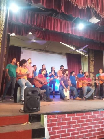 Performing arts program to reduce child abuse in Homagama